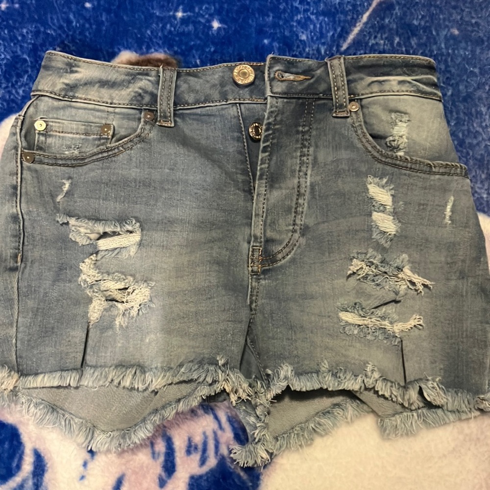 Denim shorts